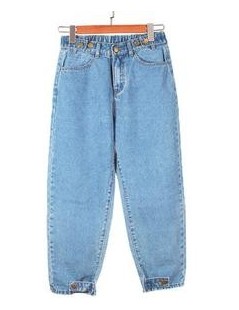 Jeans Boyfriend Jeans For Women High Waist Mom Jeans Plus Size Mom Feminino Harem Denim Pants 100kg - llight blue sh42566 - 4...