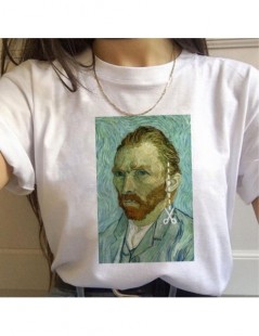 Vincent Van Gogh Harajuku Aesthetic T Shirts Women Oil Painting Ullzang Funny T-shirt 90s Vintage Tshirt Fashion Top Tees Fe...