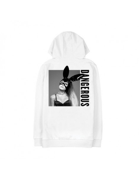 Hoodies & Sweatshirts Exclusive Hoodies Dangerous Woman 2019 Tour Bunny White Black Hoodie Womens sweatshirts Fashion Streetw...