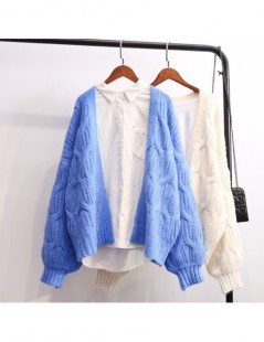 Cardigans Autumn 2018 Women Twist Sweater Cardigans Open Stitch Korean Fashion Poncho Jumper Oversized Thick Knit Coat chaque...