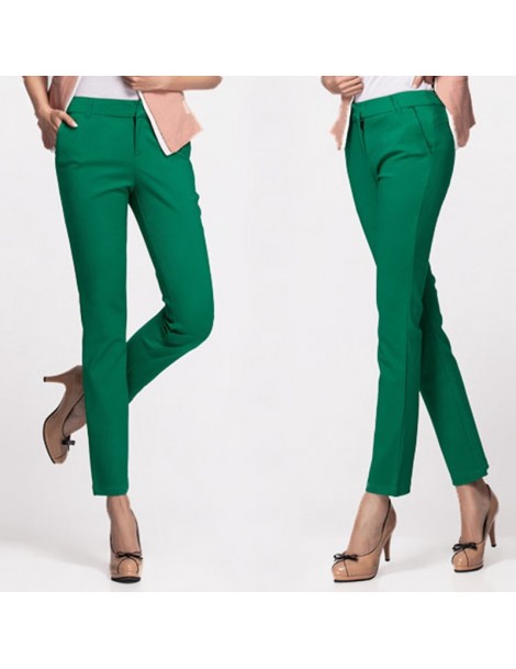 Jumpsuits New Brand Women's Casual OL Office Pencil Trousers Girls's Cute 12 Colour Slim Stretch Pants Fashion Candy Jeans Pe...