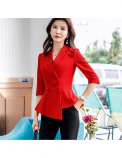 Skirt Suits Professional fashion female skirt suits 2019 new Business formal half sleeve blazer and skirt office lady intervi...