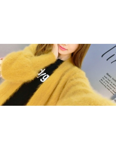 Cardigans Genuine Mink Cashmere Thick Warm Coat Real Natural True Mink Cashmere Sweaters Luxury Factory Wholesale OEM discoun...