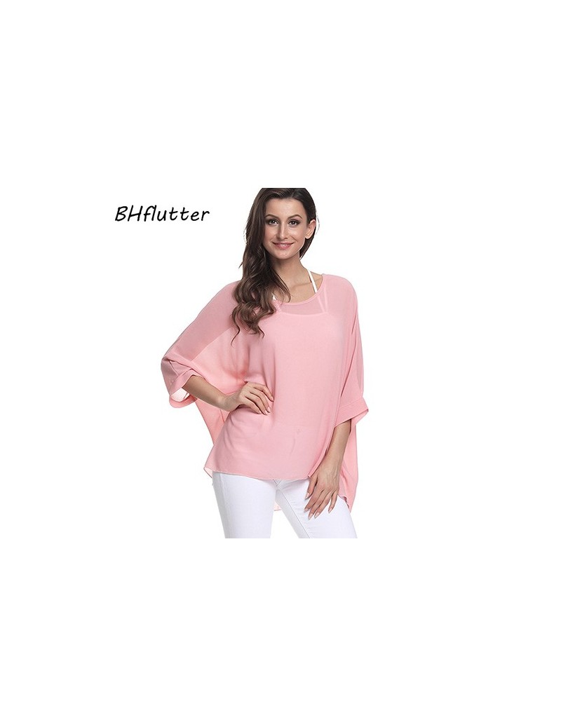 Blouses & Shirts 4XL 5XL 6XL Plus Size 2019 Blouse Women Chic Floral Print Chiffon Blouses Shirts Sexy Off Shoulder Summer To...