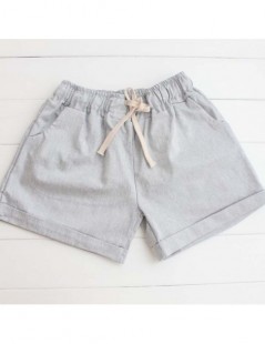 Shorts Women Cotton Shorts 2018 Summer Fashion Candy Color Elastic Waist Drawstring Short Pants Woman Casual Plus Size Shorts...