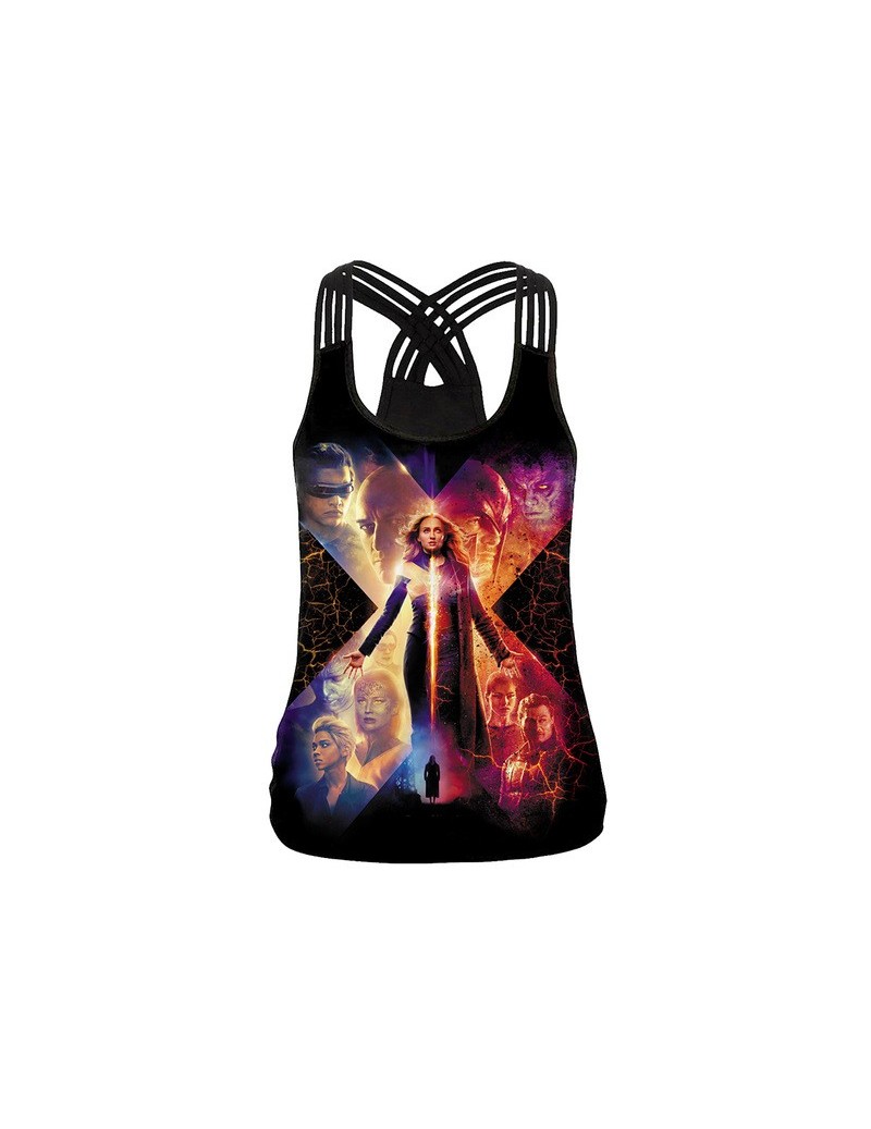 New Arrival Wonder Woman Tank Top Women Cosplay Fitness Backless Tops Vest Sleeveless Clothing - B104-062 - 494141690090-3
