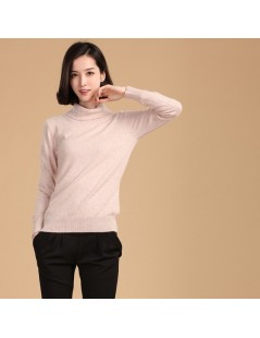 Pullovers 2019 autumn winter cashmere sweater female pullover high collar turtleneck sweater women solid color lady basic swe...