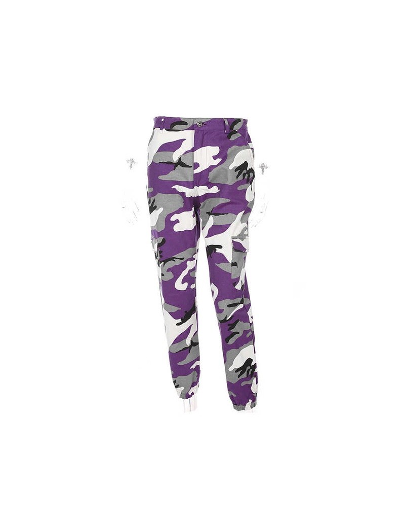 Pants & Capris Women Streetwear High Waist Camouflage Pants Cotton Pencil Cargo Pants 2018 Fashion Denim Military Camo Pants ...