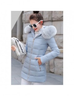 Parkas Women Winter Jacket 2019 New Fashion Artificial fur Hooded Parkas Warm Down Cotton Jacket Slim Large Size Medium Long ...