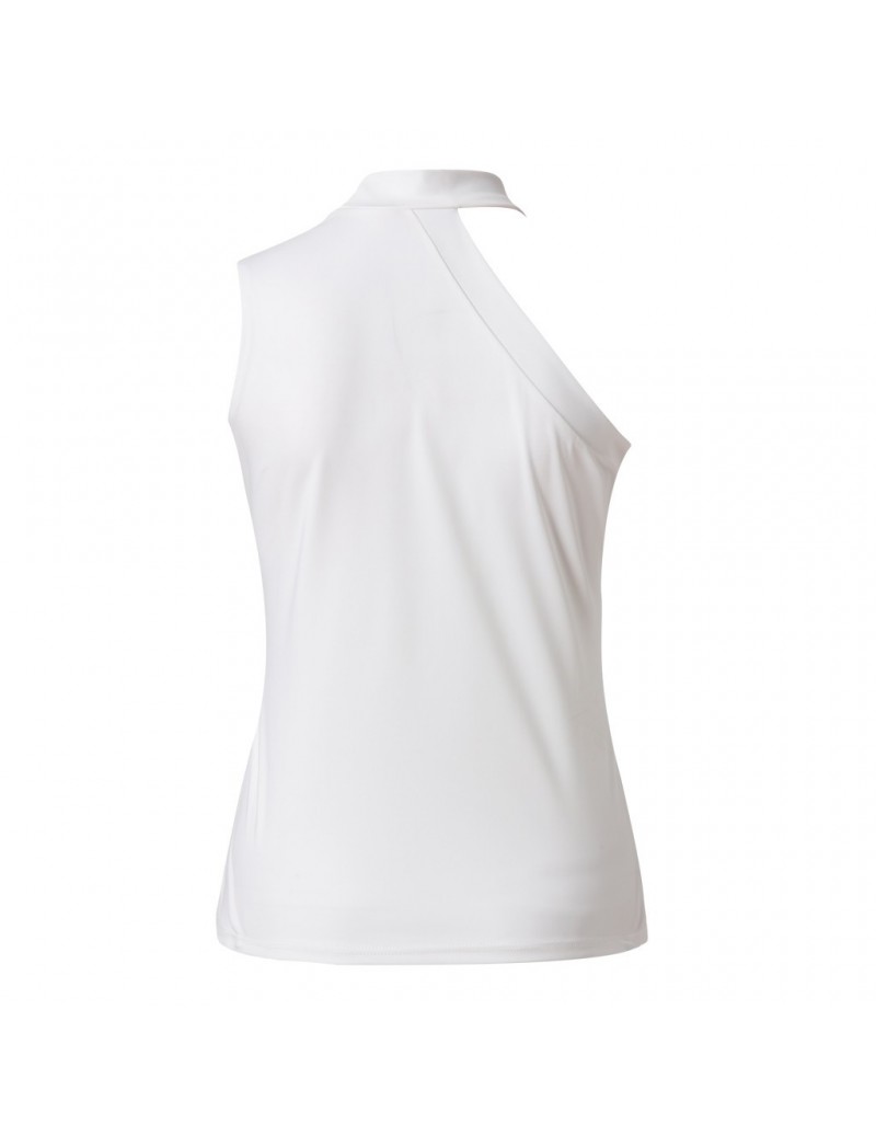 Ladies Summer Cold Shoulder Knot Sleeveless Vest Tunic Shirt Top Women ...