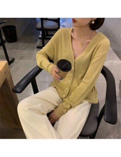 T-Shirts 2019 New Autumn Women Knitting T Shirts Long Sleeve V Neck Solid Loose Casual Cardigans Woman Soft Knitted Tees Tops...