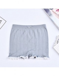 Shorts Hot Sales Women' S Casual Soft Seamless Lace Safety Pants Stretchy Cotton Shorts Summer Hot Trendy - Black - 5I1111897...
