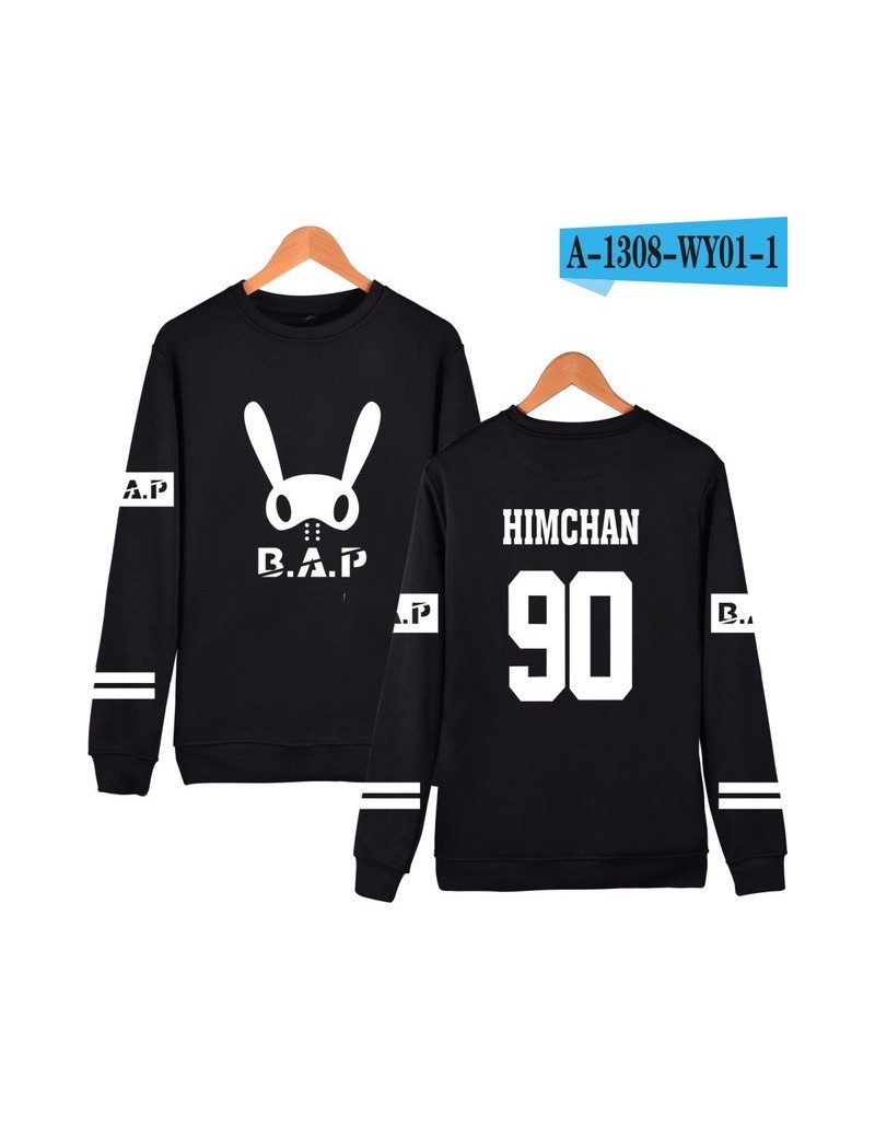 B.A.P Popular Groups 2017 Capless Sweatshirt Women Korean Popular Winter Casual Hoodies HipHop Fashion Kpop Clothes - Black ...
