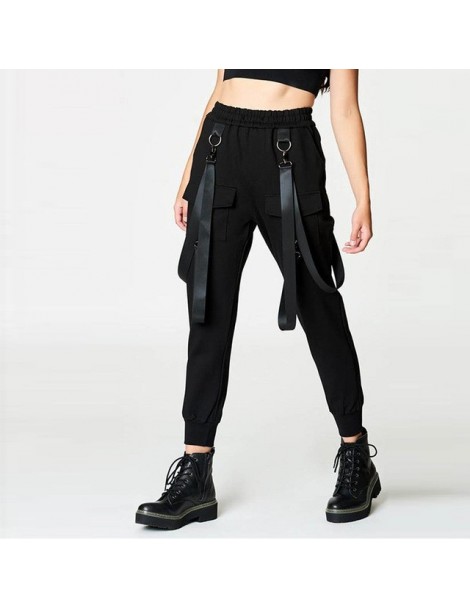 Pants & Capris Women Streetwear Trousers Cargo Pants Casual Joggers Black High Waist Loose Female Trousers Harajuku Spoof Lad...