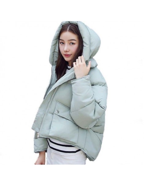 Parkas New winter coats 2018 casual thick plus size women bat sleeved overcoat outerwear women jackets Warm Cotton-padded Wom...