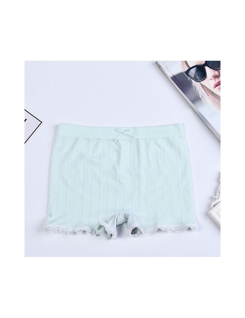 Hot Sales Women' S Casual Soft Seamless Lace Safety Pants Stretchy Cotton Shorts Summer Hot Trendy - Powder Blue - 5I1111897...