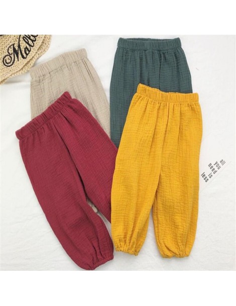 Pants & Capris PLUS SIZE New 2019 Summer Ankle-length Baggy Lantern Trousers Cotton Linen Pure Pants Maxi Knickers Autumn Big...