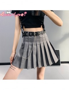 Skirts Harajuku Gothic Girl Pleated Skirts Womens Skirt Korean Style Fashion High Waist Short Mini Skirts Plus Size White Bla...