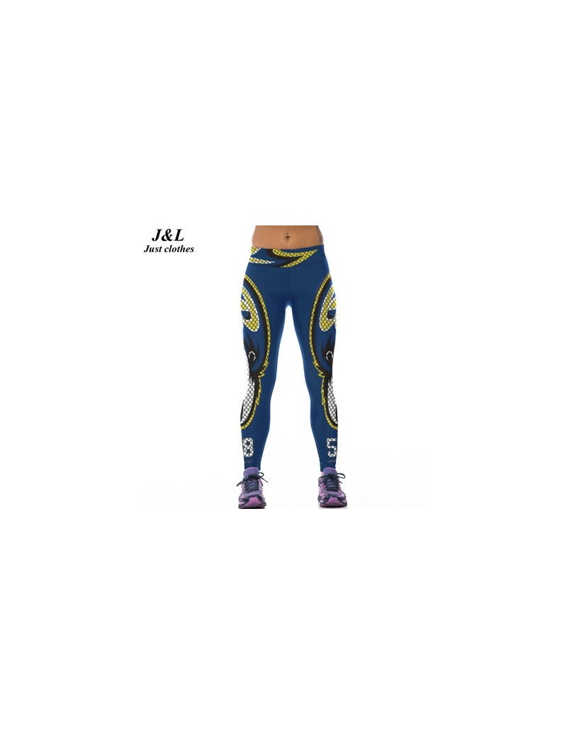 Classic Captain America 3D Print Women Sporting Leggings Sexy Fitness Pants Female Elastic Workout Clothes Ropa Mujer - A9 -...