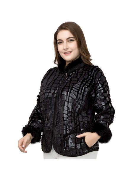 Jackets Miaoke Spring ladies Plus Size coats and jackets women Fashion laege size Vintage black cropped streetwear bomber jac...