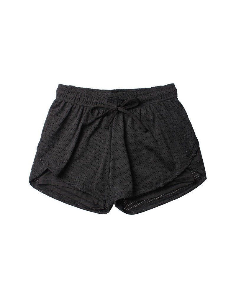 Summer Double Layer Shorts Women Skinny Fitness Shorts Women Elastic Casual Shorts Female Joggings pantalones cortos mujer -...
