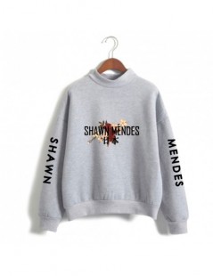 Hoodies & Sweatshirts Shawn Mendes 2018 Spring Harajuku Turtleneck Sweatshirt Fleece Tracksuit Casual Pullover Oversize Sweat...