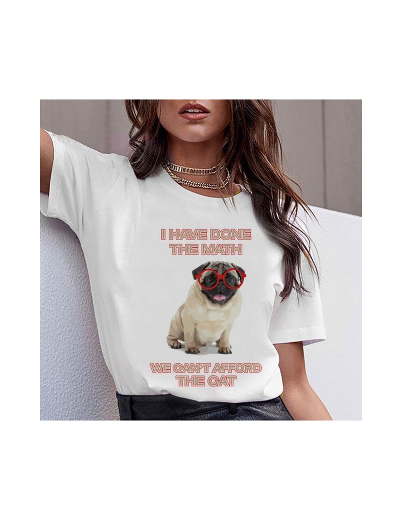 T-Shirts Dachshund Pug Teckel Funny T Shirt Women Harajuku Cute French Bulldog Frances German Shepherd T-shirt Pit Bull Tshir...