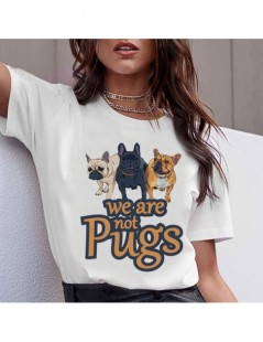 T-Shirts Dachshund Pug Teckel Funny T Shirt Women Harajuku Cute French Bulldog Frances German Shepherd T-shirt Pit Bull Tshir...
