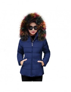 Parkas New Parkas Female Flower fur Womens Winter Jacket Thick Cotton Warm Jacket Ladies Outwear Parkas Plus Size 5XL Winter ...