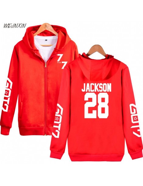 Hoodies & Sweatshirts GOT7 Jackson JR YoungJae BamBam YuGyeom Fleece Hoody Hoodies For Women Men Streetwear Zipper 7 For 7 Sw...