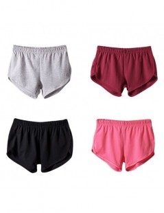 Shorts Plus size Summer Elastic Waist Women's Shorts Girls Short Pants All-match Loose Solid Soft Cotton Casual Short Femme -...