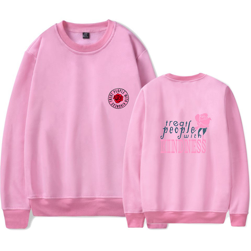 Simple Print Sweatshirts Harry Styles Treat People With Kindness Women ...