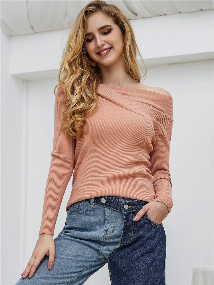 Women Pullovers Sweater 2019 Knitted Autumn Winter Fashion Bottoming ...