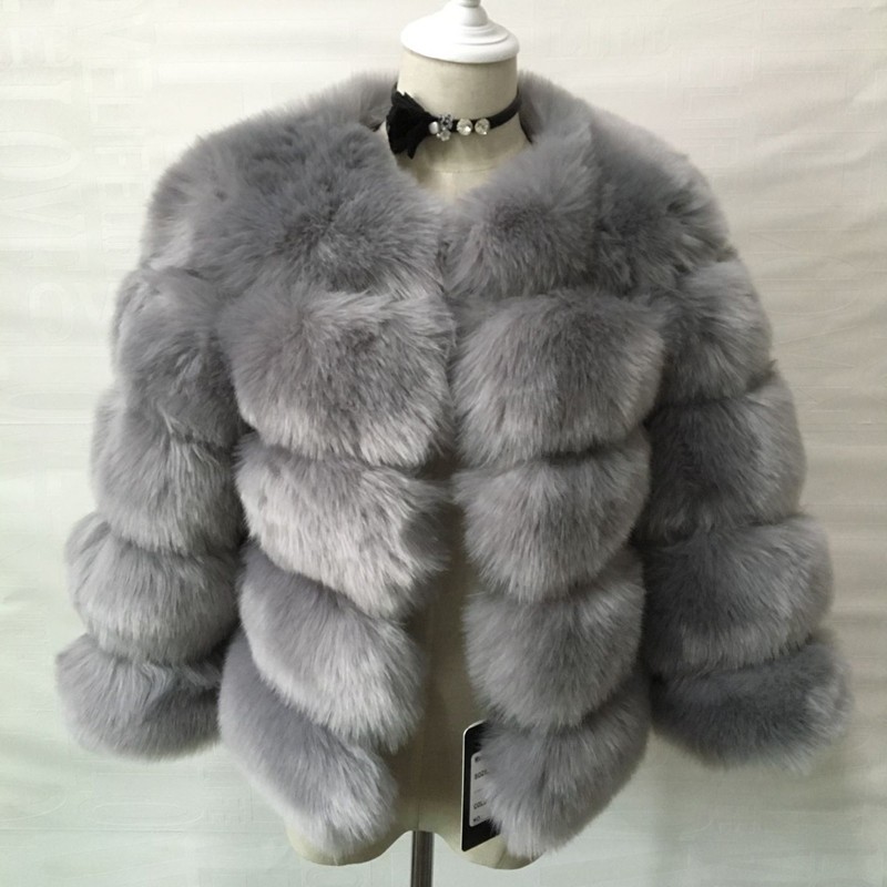 S-3XL Mink Coats Women 2019 Winter Top Fashion Pink FAUX Fur Coat ...