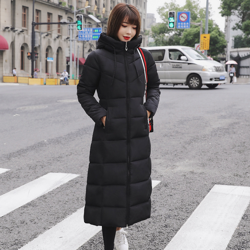 Plus Size 4XL 5XL 6XL womens Winter Jackets Hooded Stand Collar Cotton ...