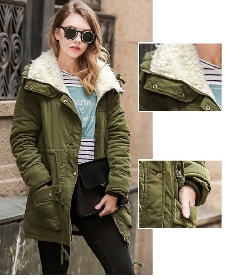Winter Parkas Jacket Femme Plus Size 3XL Thick Coats Women Jacket ...