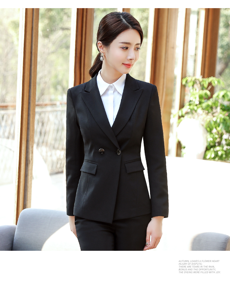 Pant Suits Women Formal Blazer Office Lady Business Work Jacket Coat ...